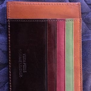 Vera Pelle Italian Leather Cardholder Wallet